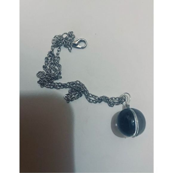 Scorpio BLUE GLOBE ZODIAC STAR SIGN HOROSCOPE NECKLACE - Picture 3 of 9